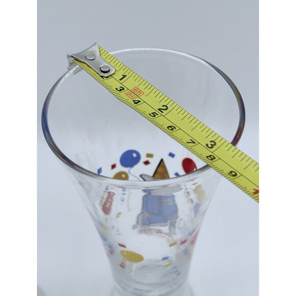 Bud Light Spuds MacKenzie Tall Beer Glasses Vintage 1987 Set Of 2 - Picture 5 of 9